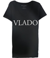 Vlado Womens Logo Graphic T-Shirt black M