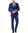 Tallia Mens Windowpane Two Button Formal Suit
