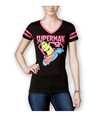 Bioworld Womens SS Superman Graphic T-Shirt black XS