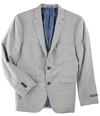 Vince Camuto Mens Patterned Two Button Formal Suit grey 40/Unfinished