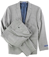 Vince Camuto Mens Patterned Two Button Formal Suit grey 40/Unfinished