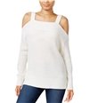 Sanctuary Clothing Womens Amelie Cold Shoulder Pullover Sweater winterwhite XS