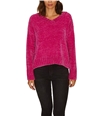 Sanctuary Clothing Womens Chenille Pullover Sweater darkpink S