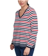 Tommy Hilfiger Womens Multi-Stripe Pullover Sweater