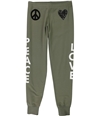 Love Moschino Womens Peace Love Athletic Jogger Pants green 44x30
