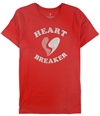 Skechers Womens Heart Breaker Graphic T-Shirt red XS