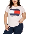 Tommy Hilfiger Womens Logo Graphic T-Shirt, TW9