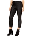 Guess Womens Mariette Embossed-Front Casual Cropped Pants