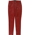 Guess Womens Faux-Leather Casual Chino Pants
