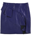 GUESS Womens Lexie Flounce Mini Skirt blue 0