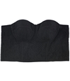GUESS Womens Lace Crop Top Blouse black XL