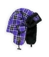 Top of the World Unisex UW Plaid Trapper Hat purple One Size