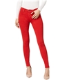 Hudson Womens Ripped Skinny Fit Jeans red 24x29
