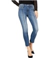 Hudson Womens Lace-Up Cropped Skinny Fit Jeans