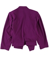 Calvin Klein Womens Cropped Blazer Jacket darkpurple 22W