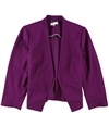 Calvin Klein Womens Cropped Blazer Jacket darkpurple 22W