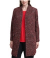 Calvin Klein Womens 3-Tone Blazer Jacket red