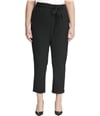 Calvin Klein Womens Paperbag Casual Trouser Pants black 20W/27