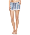 P.J. Salvage Womens Mosaic Pajama Shorts navy M