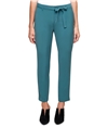 DKNY Womens Belted Casual Trouser Pants teal 8P/24