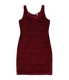 NY Collection Womens Ribbed Shift Dress bckpr M