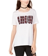 Carbon Copy Womens Amour Embellished T-Shirt