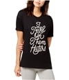 Carbon Copy Womens Twirl On Them Haters Embellished T-Shirt