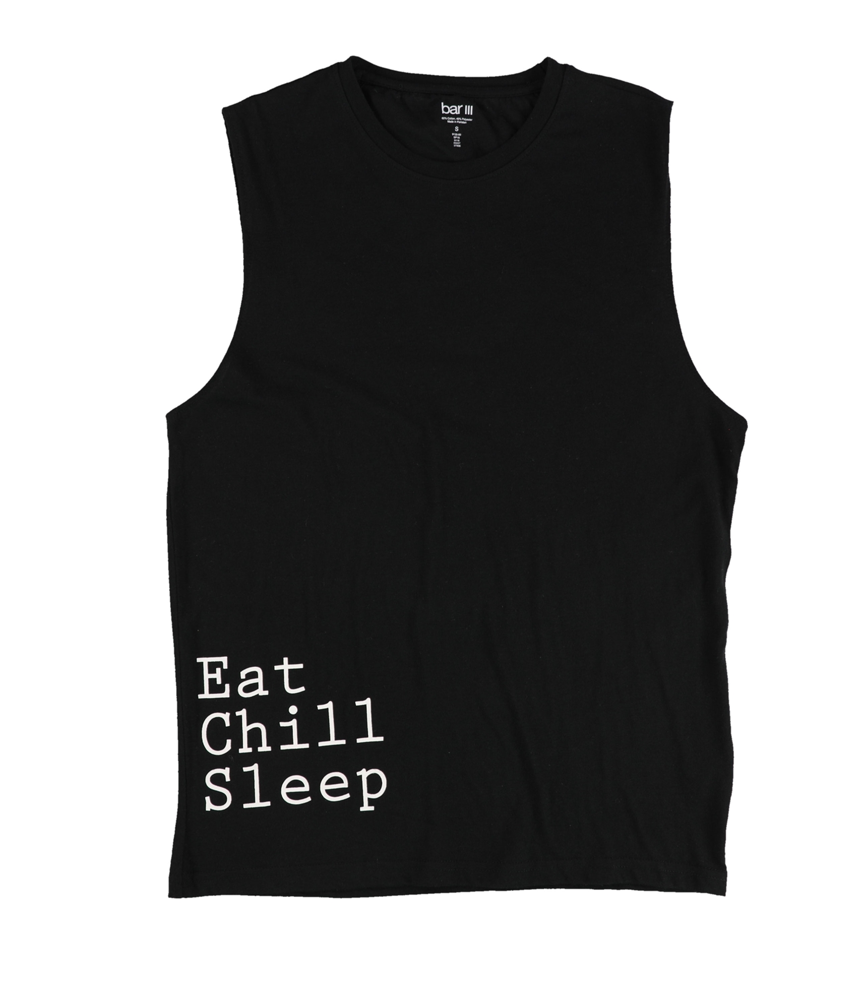 мужская майка bar III Eat Chill Sleep на бретелях