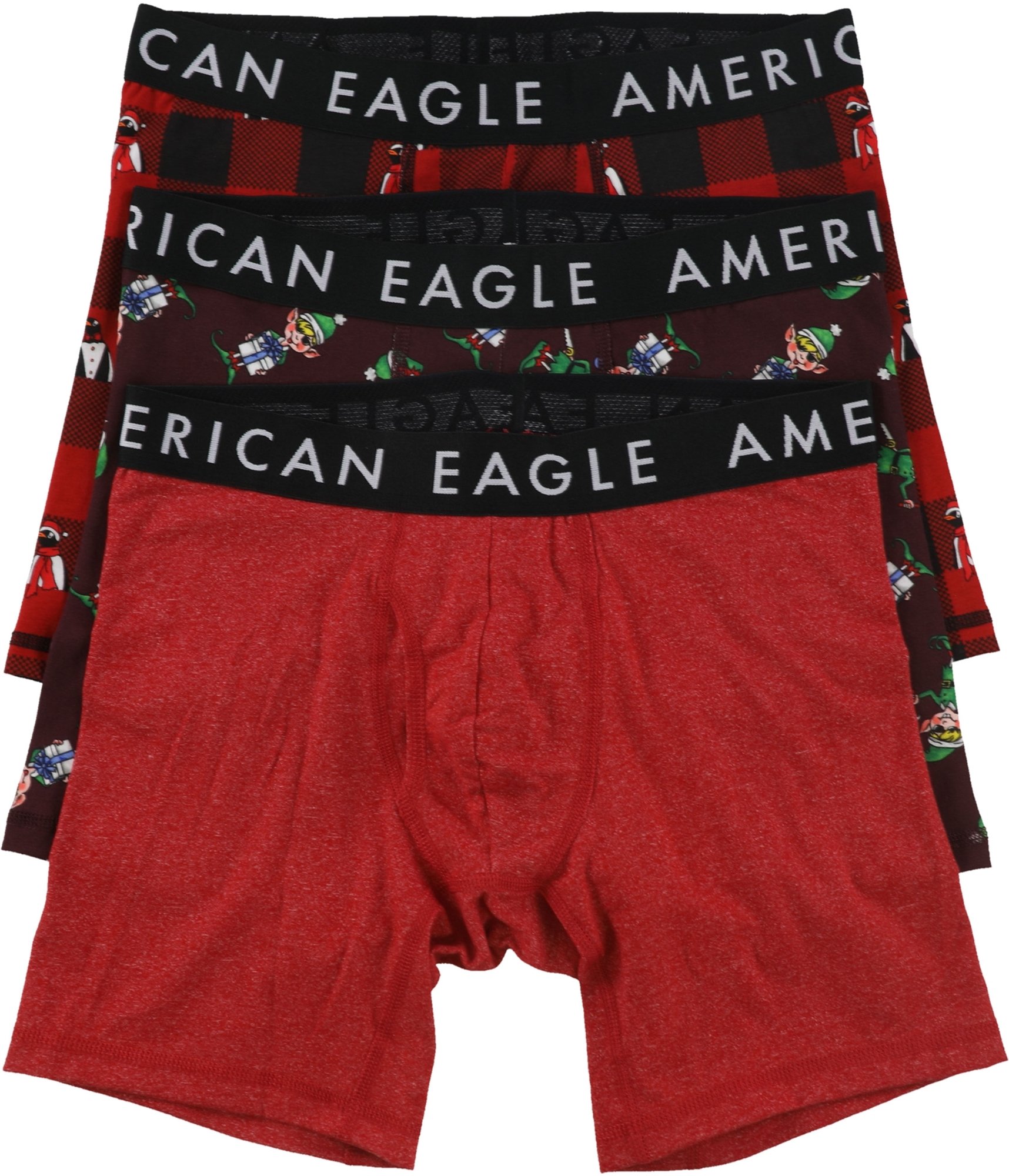 Buy a American Eagle Mens 3 Pack Holiday Underwear Boxer Briefs