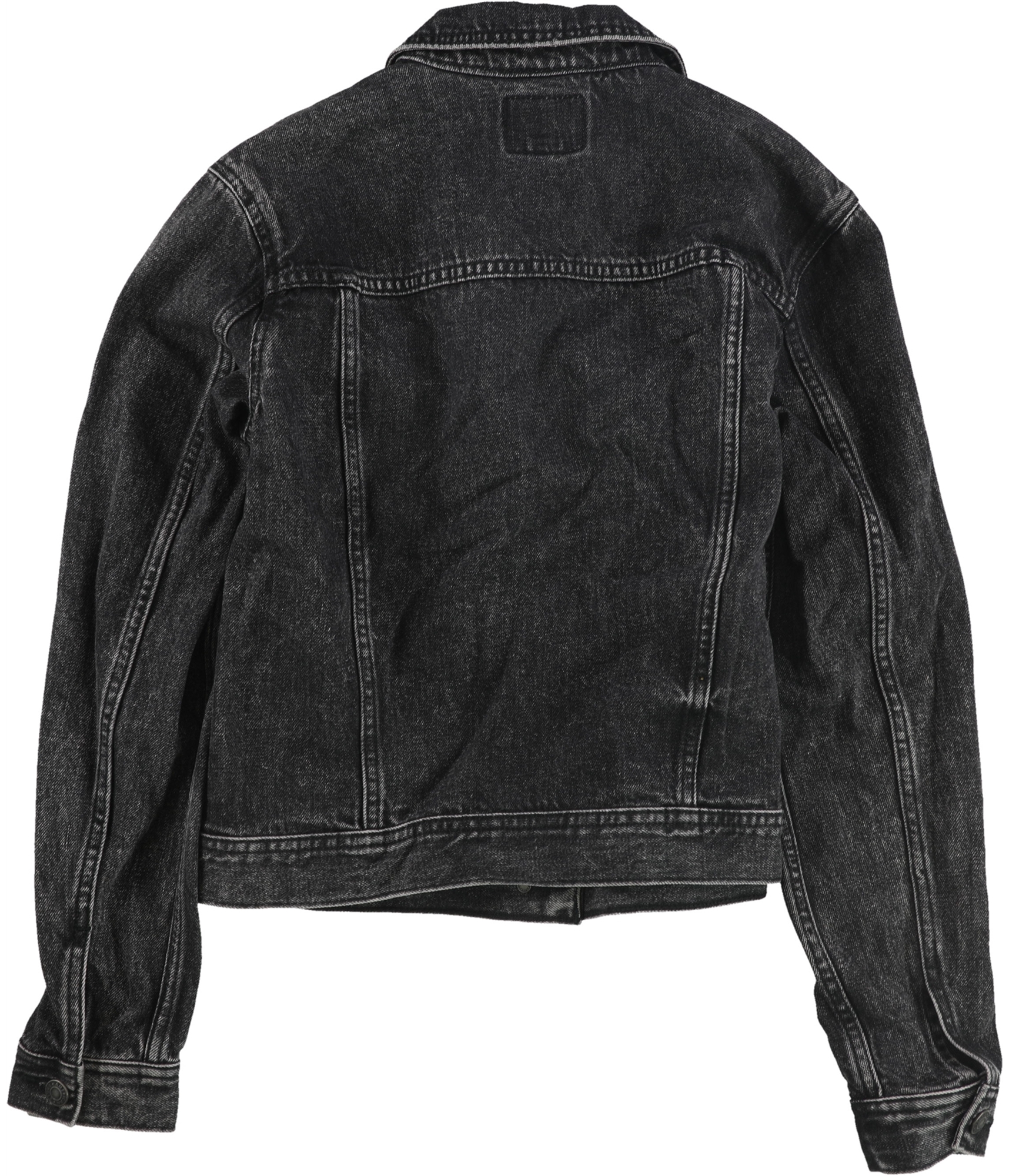 Mens black ripped jean jacket orders