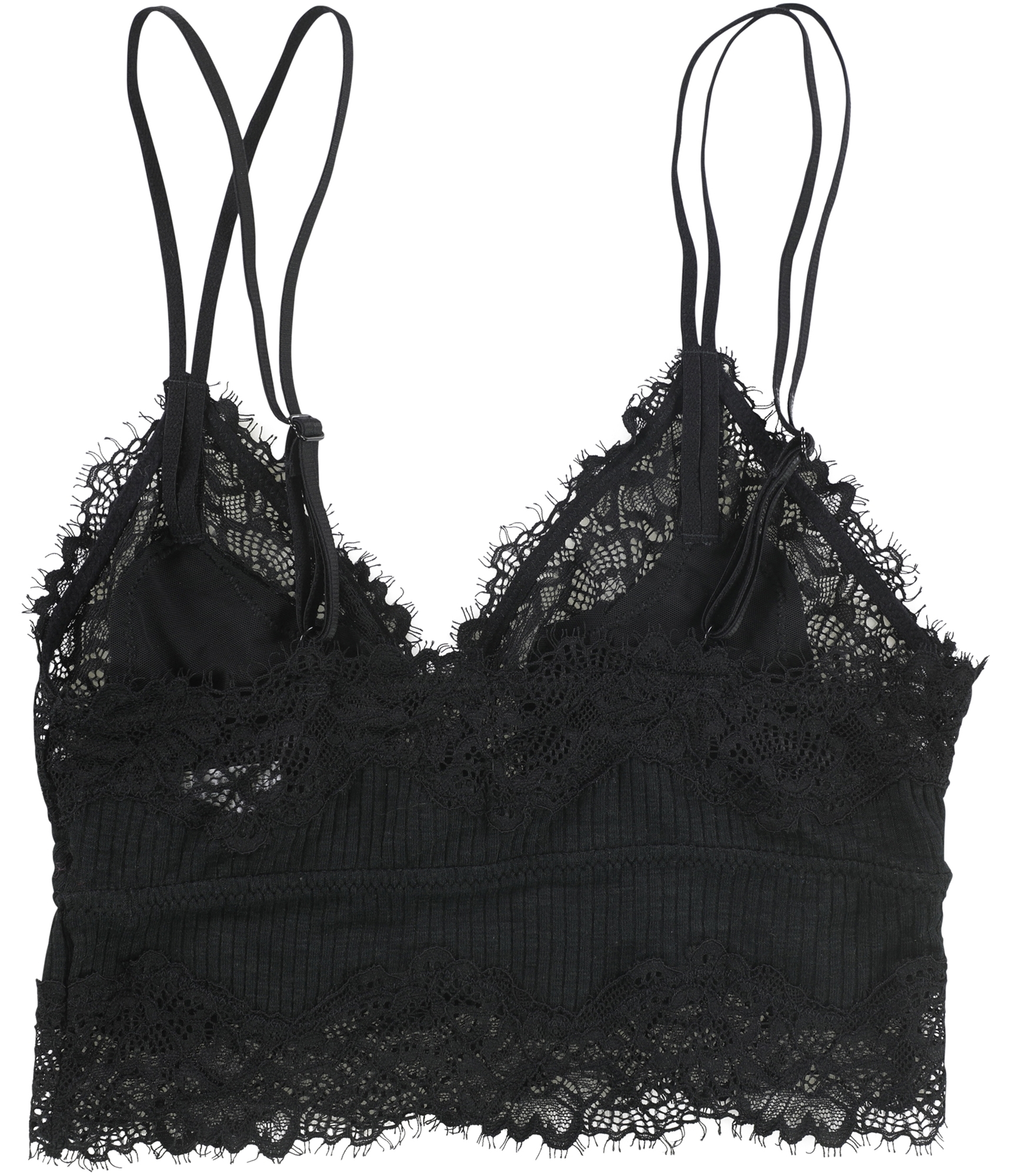 American Eagle Womens Lace Trim Bralette, TW5