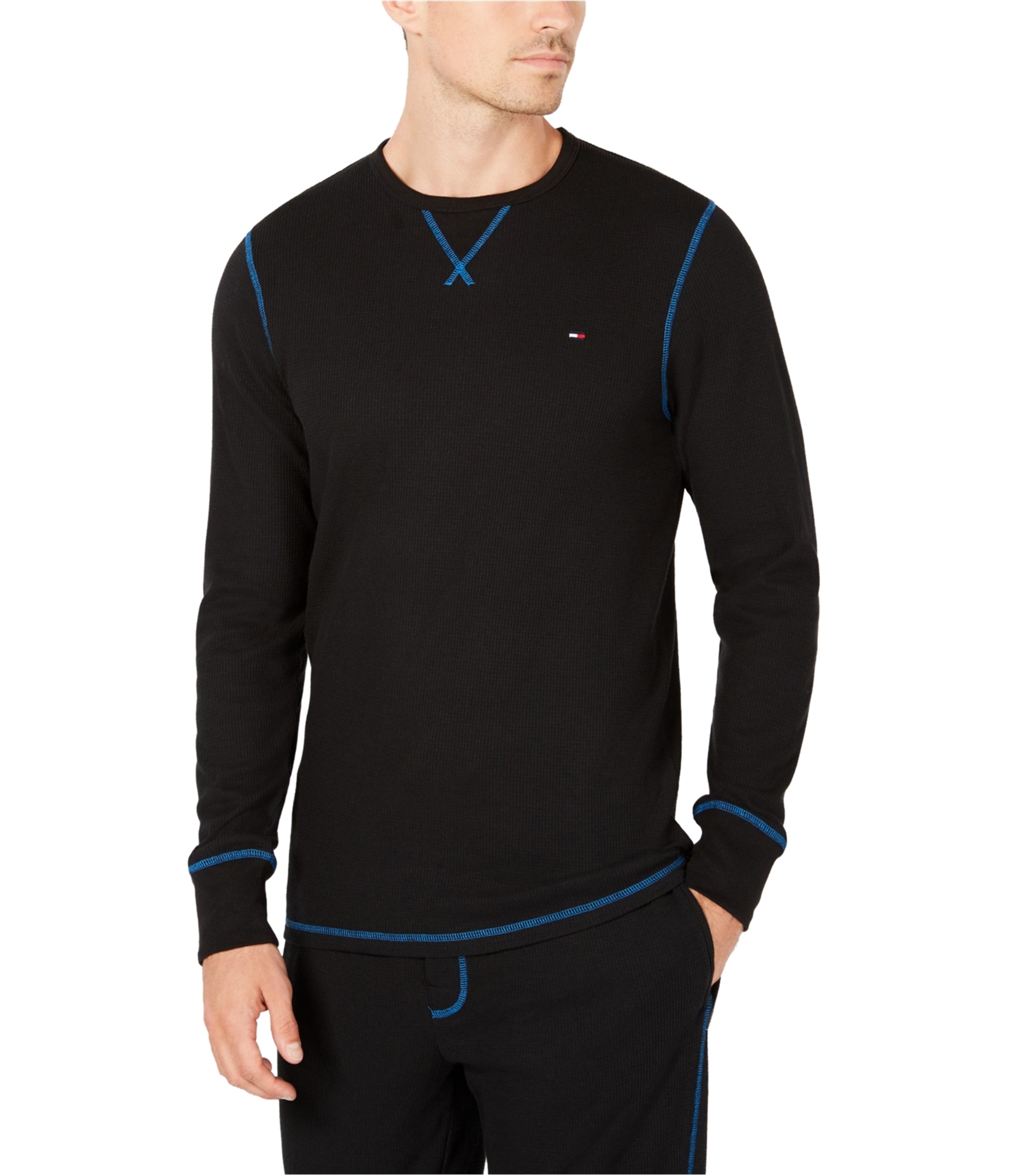 Buy a Mens Hilfiger Long-Sleeve Thermal Sleep T-shirt Online |