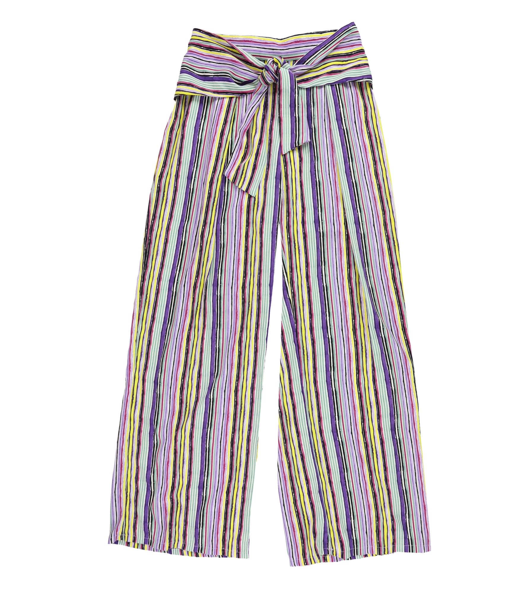 Buy MARIE CLAIRE Womens Striped Peg Trousers | Shoppers Stop