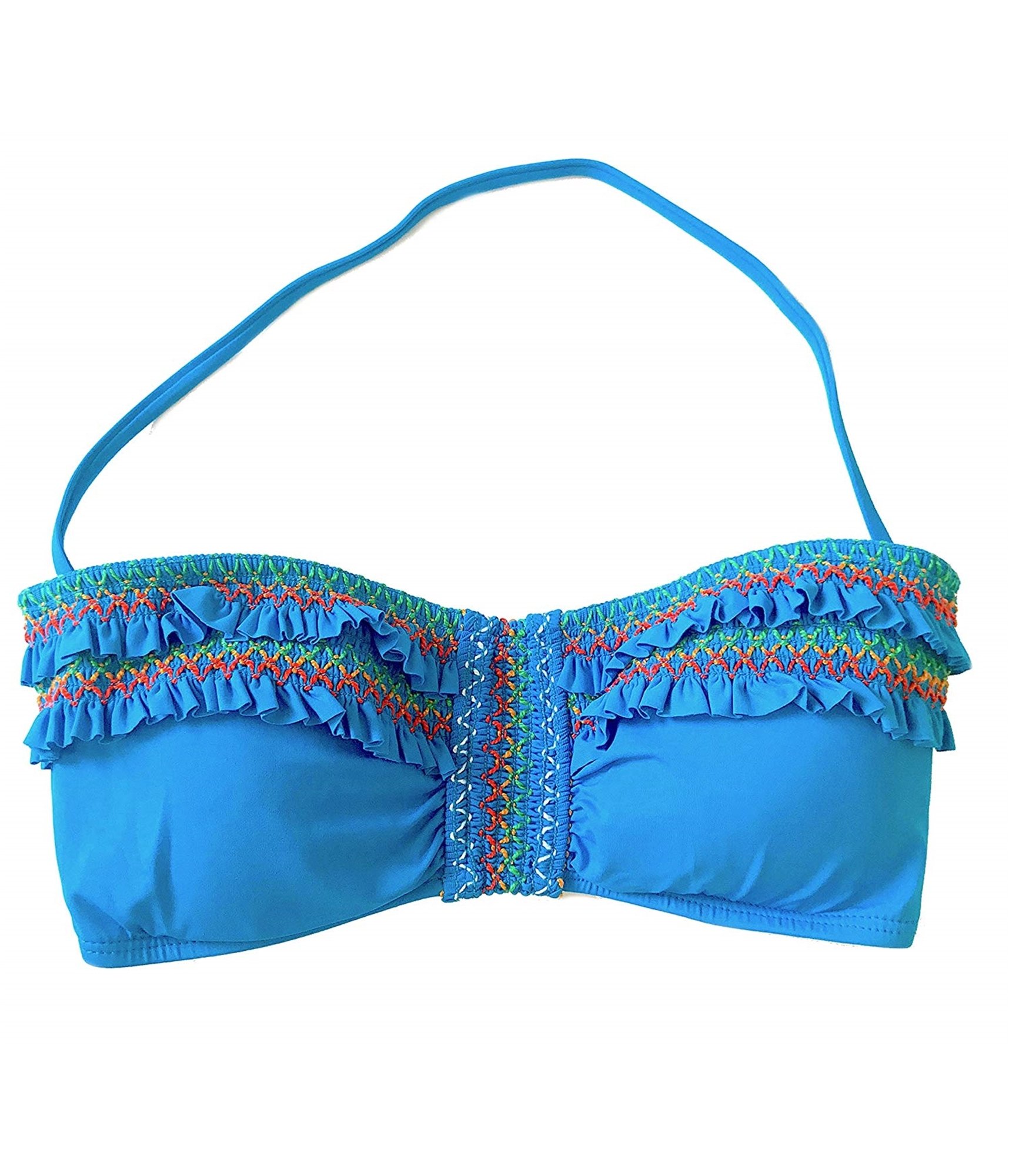 Buy a Lucky Brand Womens Fiesta Side Bandeau Swim Top