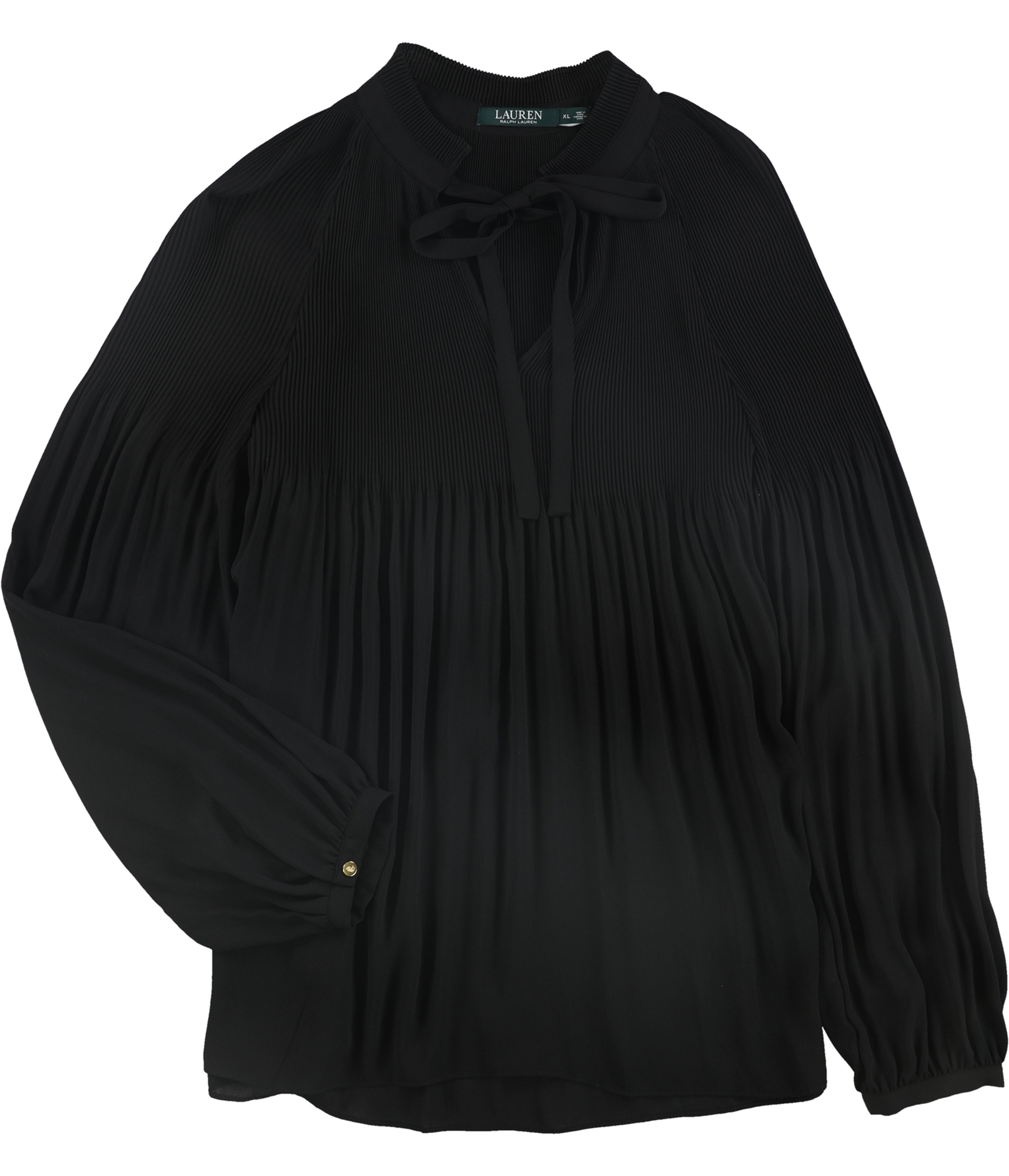 Buy a Womens Ralph Lauren Pleated Tie Front Pullover Blouse Online |  