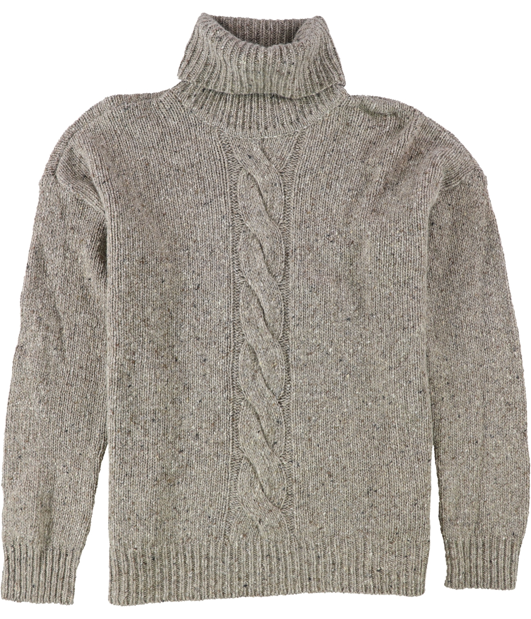 Ralph Lauren Womens Cable Knit Sweater, Gray