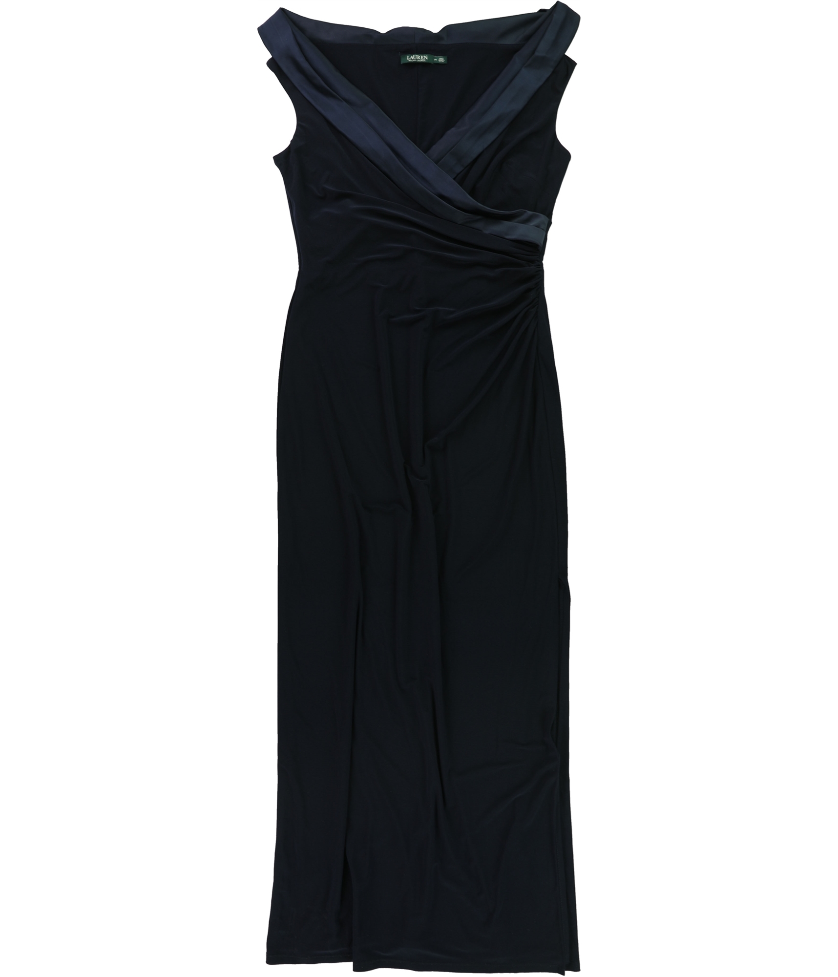Buy a Womens Ralph Lauren Portrait-Collar Gown Dress Online ...