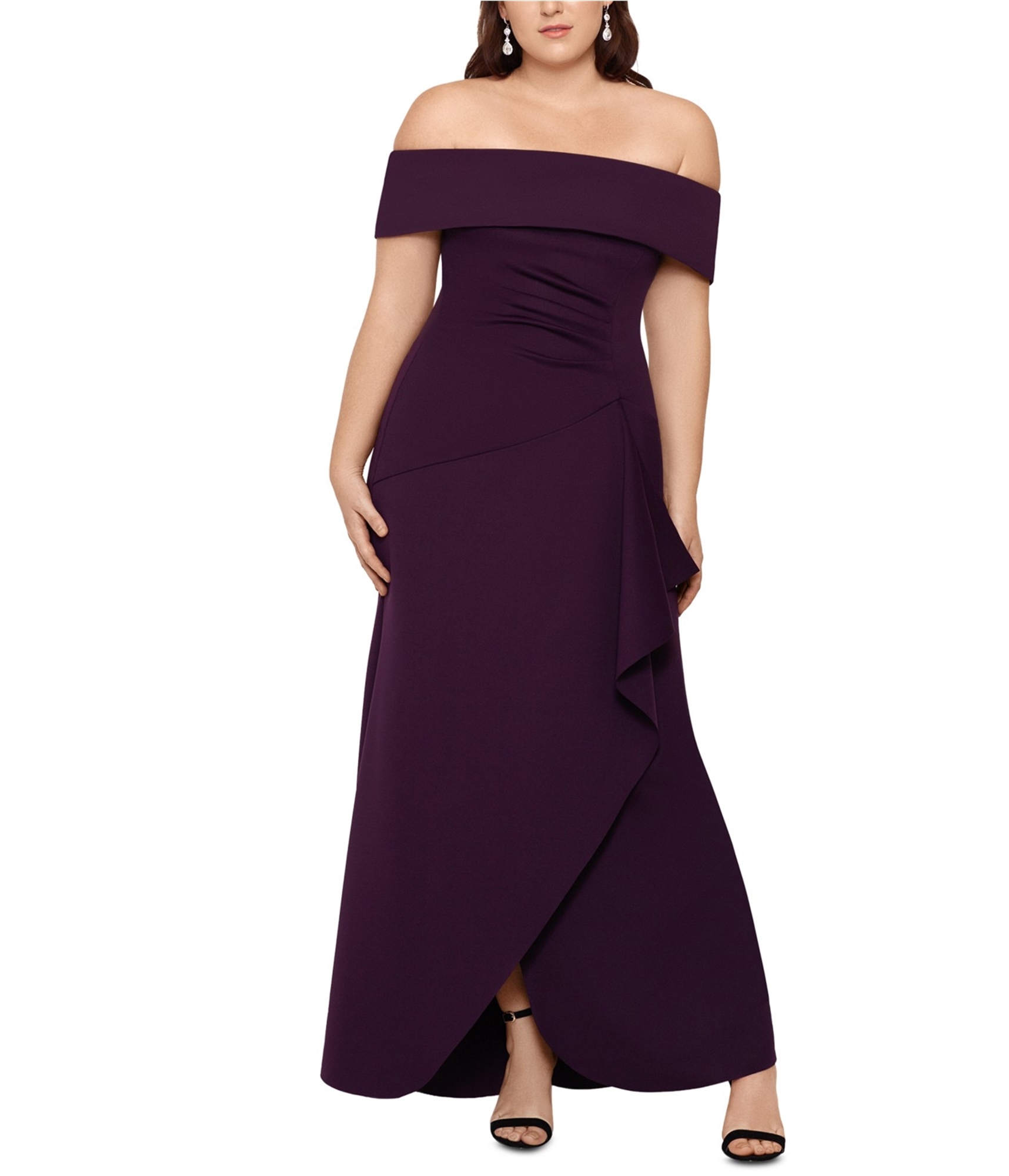 Xscape Plum Bridesmaid Dresses