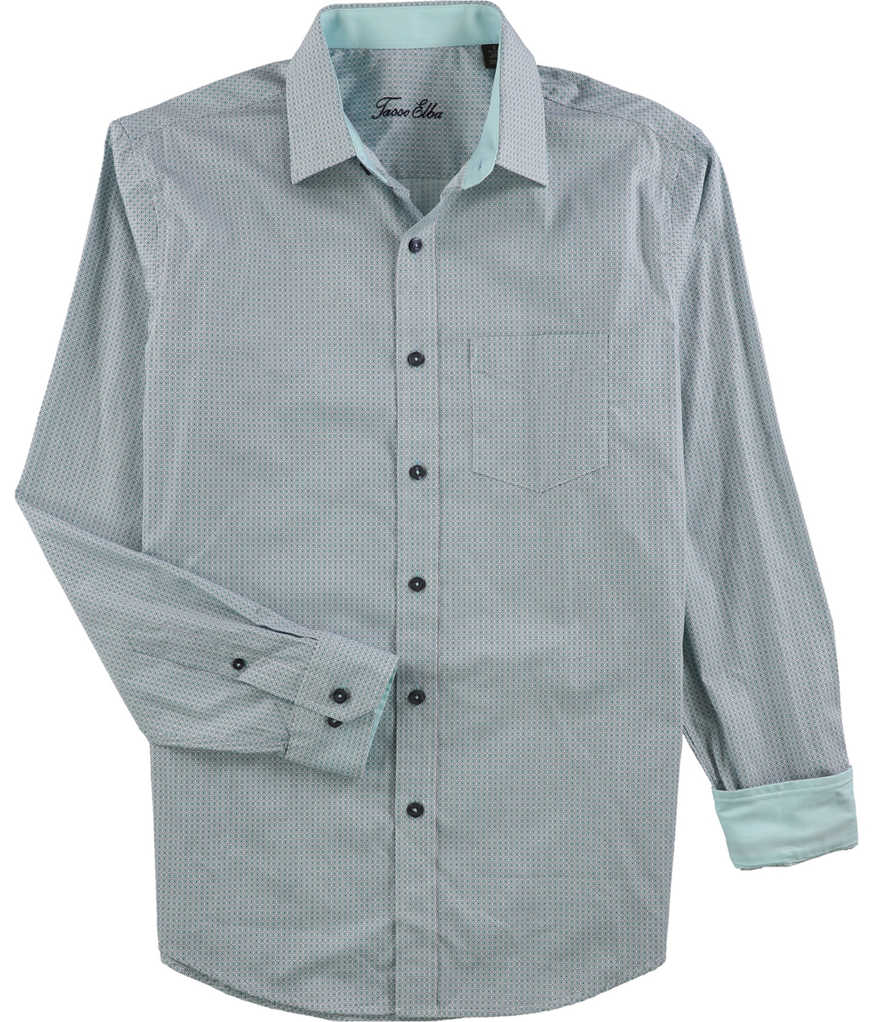 Buy a Mens Tasso Elba Foulard Button Up Shirt Online | TagsWeekly