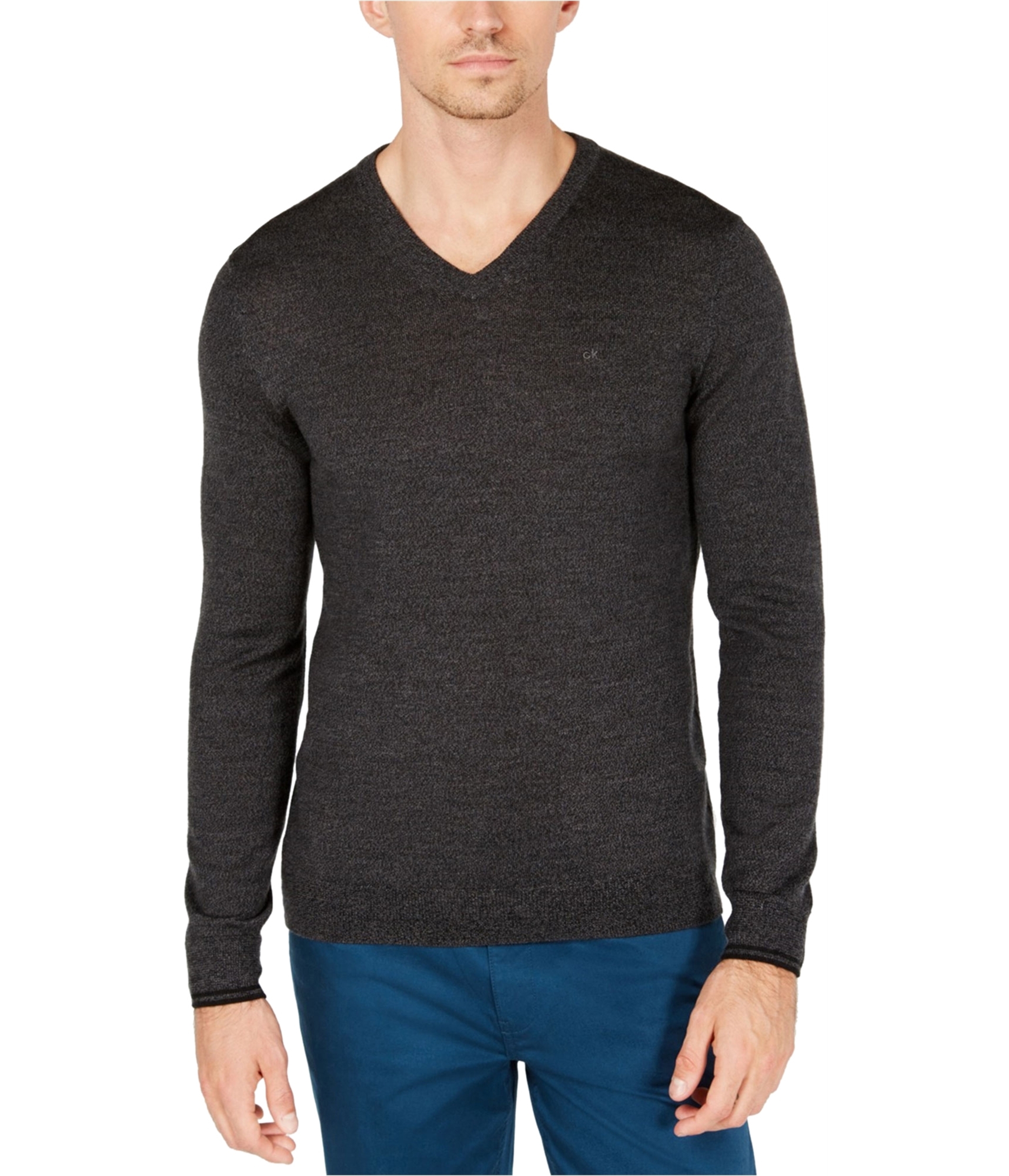Buy a Calvin Klein Mens Extra Fine Merino Pullover Sweater | Tagsweekly