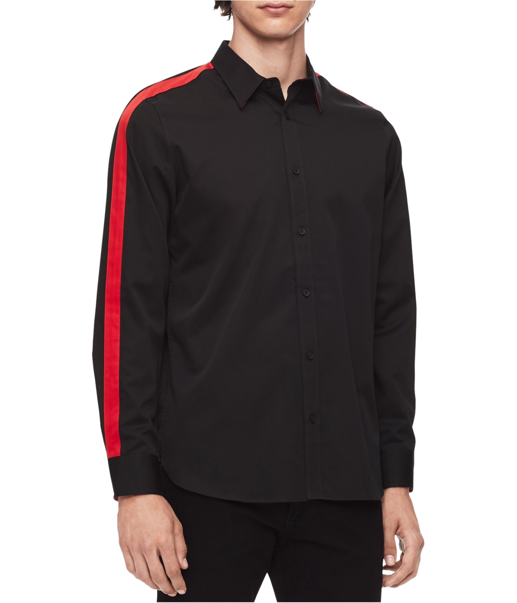 Buy a Mens Calvin Klein Contrast Stripe Button Up Shirt Online |  