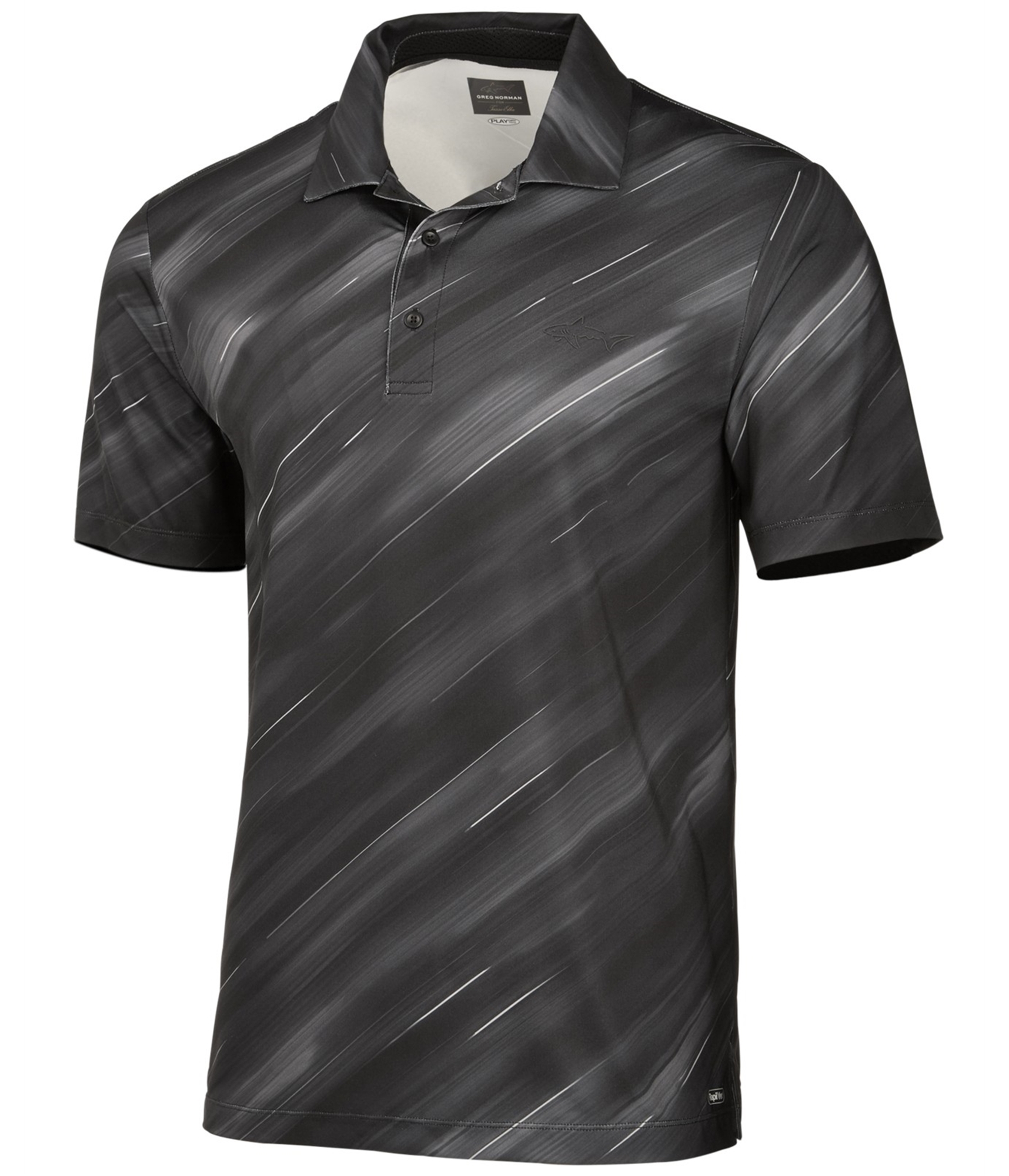 Buy a Mens Greg Norman Streak Perforated Rugby Polo Shirt Online ...
