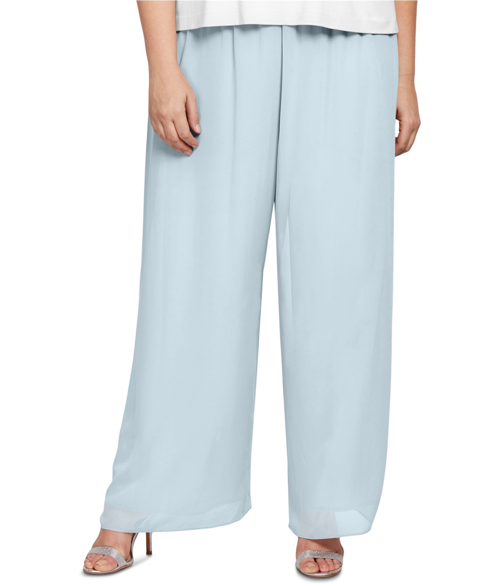Buy a Womens Alex Evenings Chiffon Dress Pants Online | TagsWeekly.com, TW1