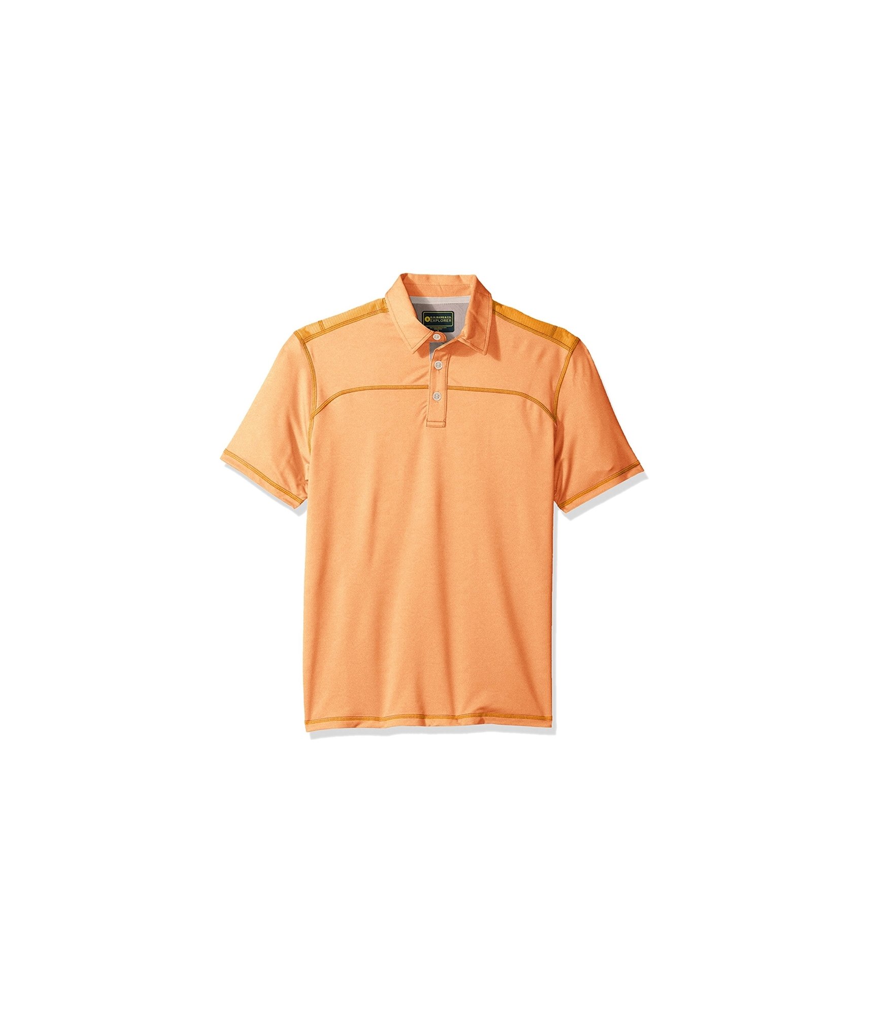 Buy a G.H. Bass & Co. Mens Pique Performance Rugby Polo Shirt