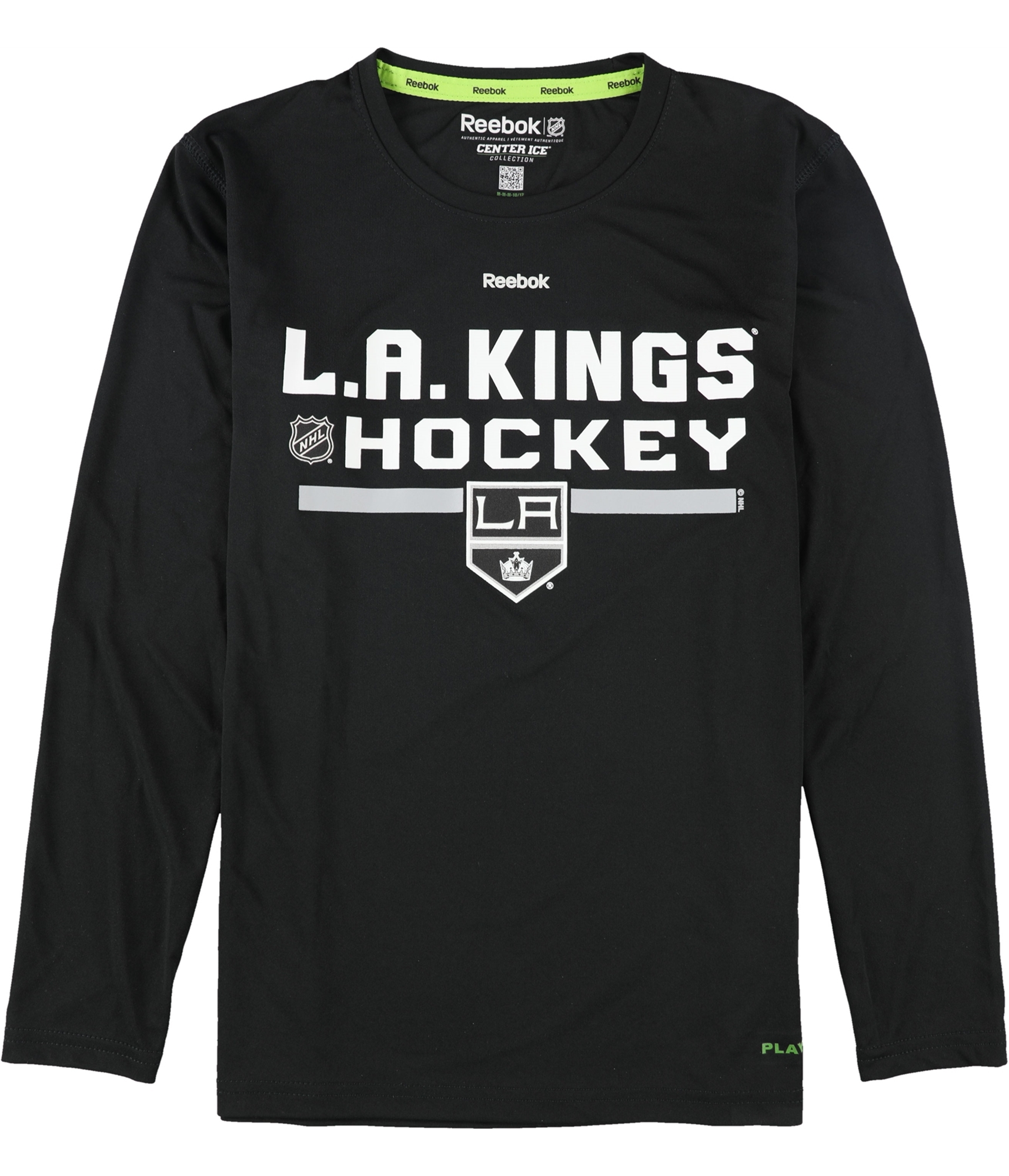 Reebok Boys La Kings Crossed Hockey Sticks Graphic T-Shirt