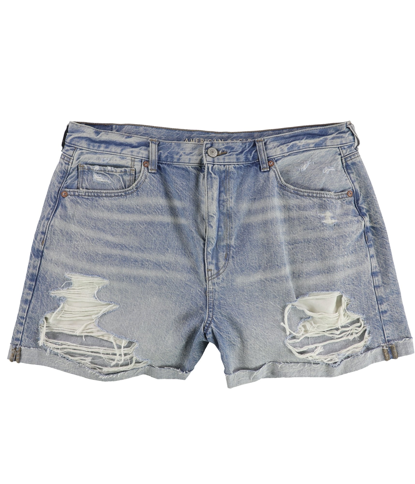 Distressed denim shorts american fashion eagle