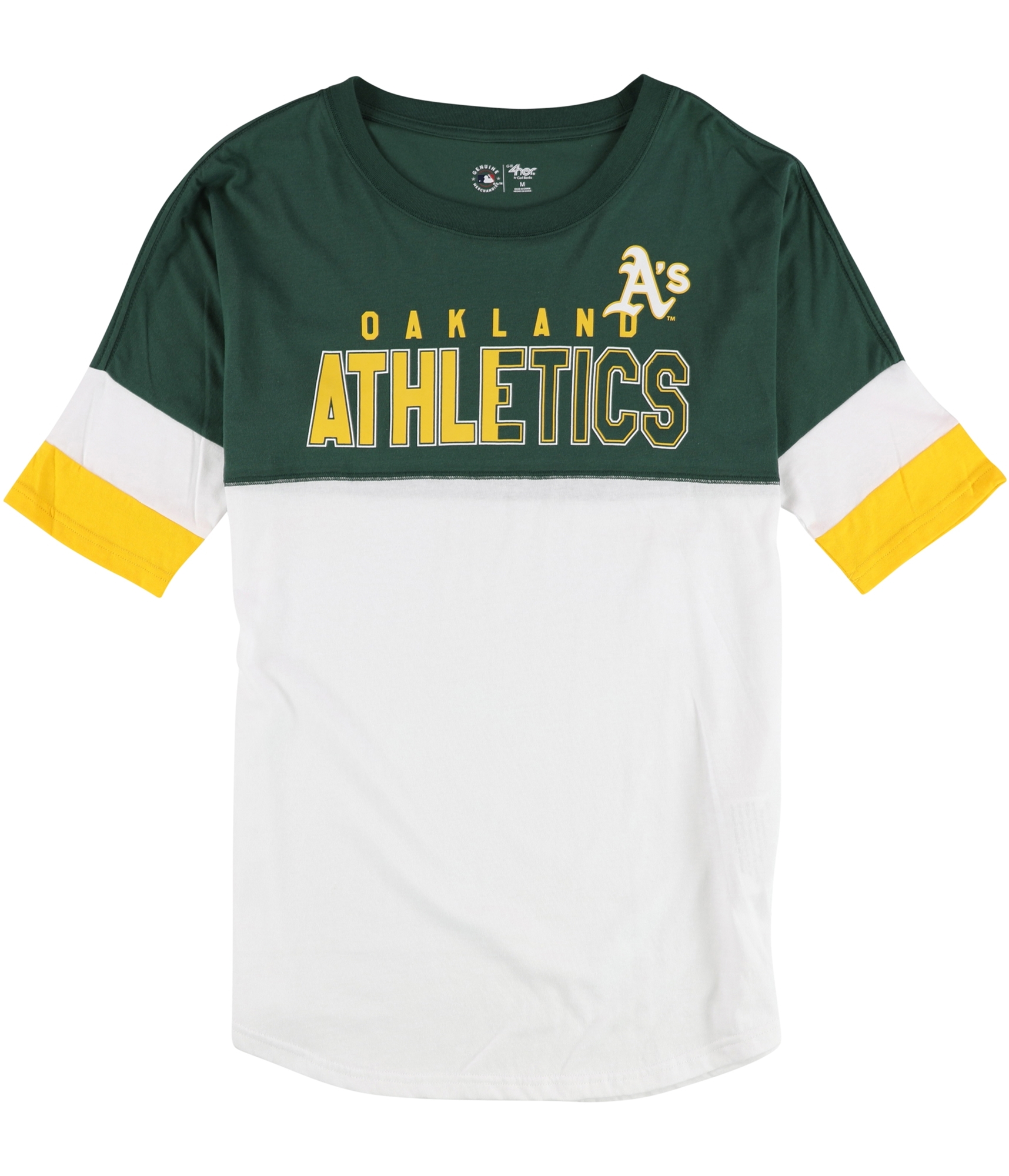 G-III Sports Womens Oakland Athletics Graphic T-Shirt, TW1