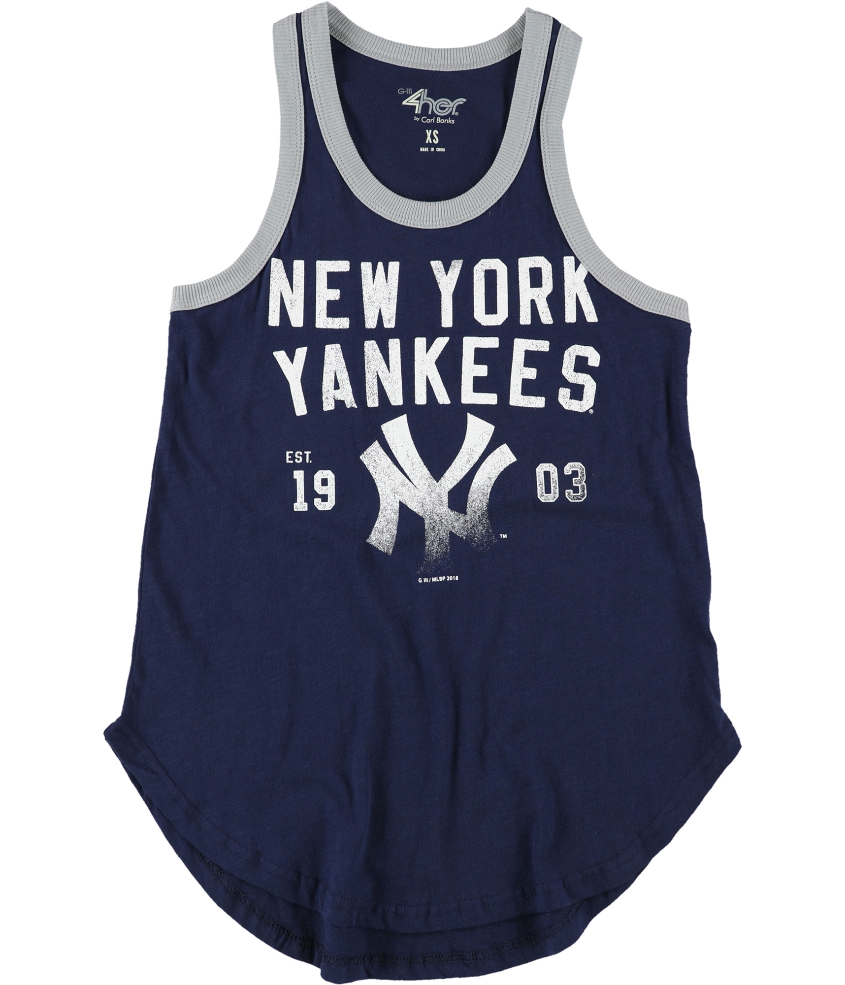 Buy a Womens G-III Sports New York Yankees Racerback Tank Top Online