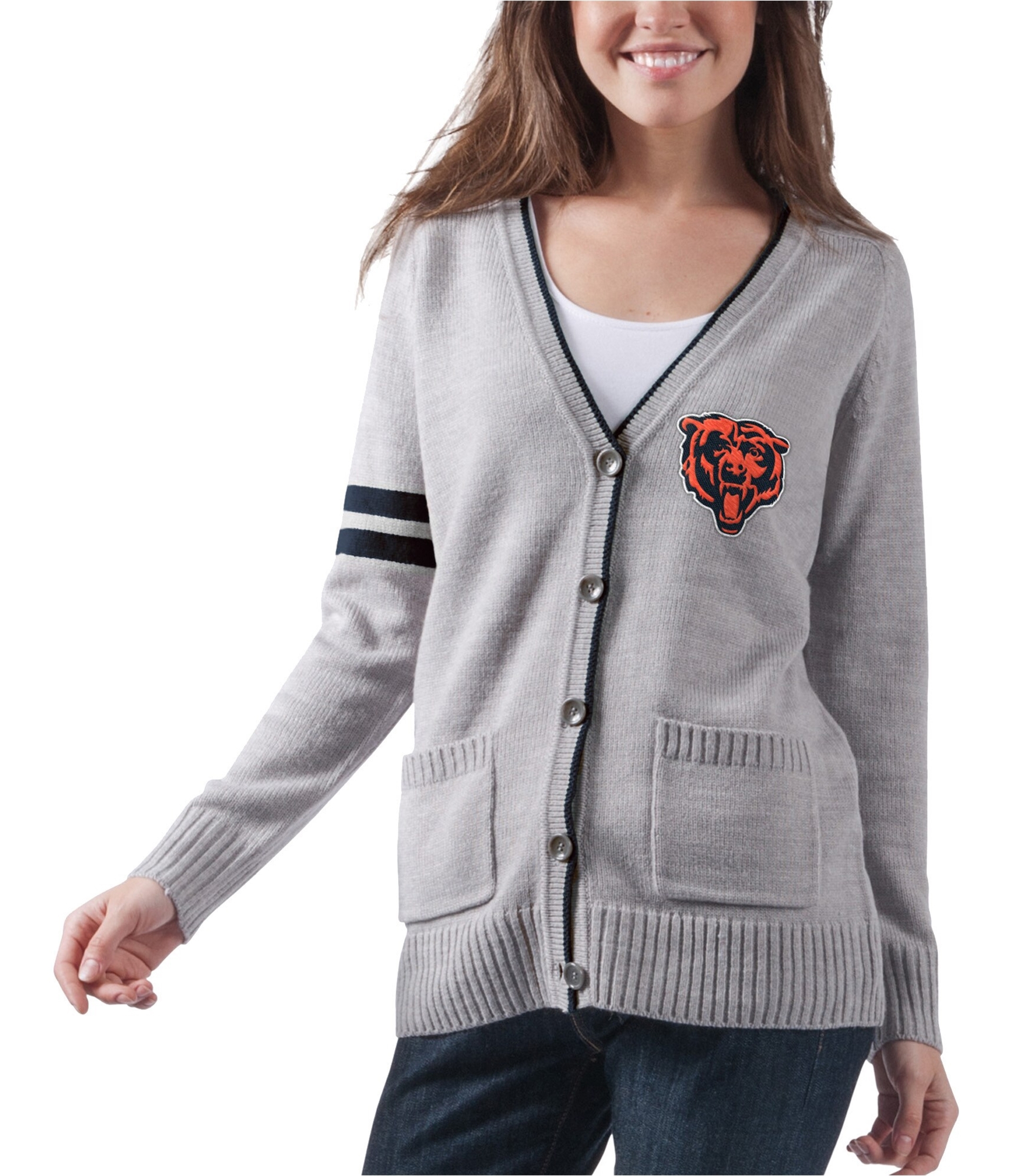 Buy a Womens Touch Chicago Bears Cardigan Sweater Online