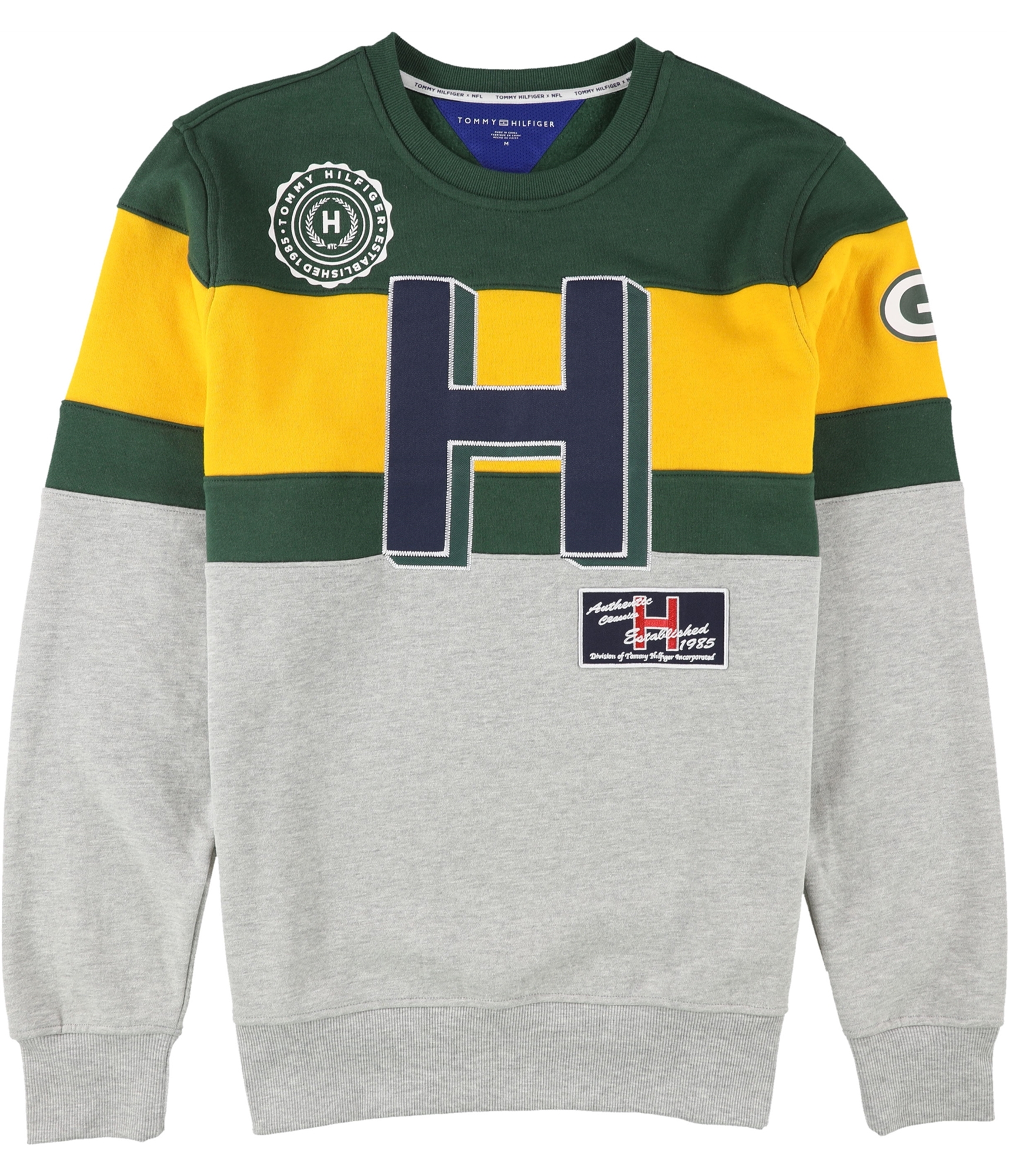 Tommy Hilfiger Mens Green Bay Packers Sweatshirt